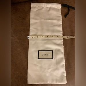 Gucci dust bag 15x6.5 authentic brand new have a few more